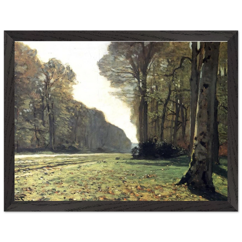 The Pave de Chailly in the Forest by Claude Monet — Framed art print at Zephyeer