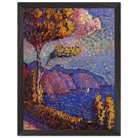 The Canal near St. Tropez by Henri-Edmond Cross — Framed art print at Zephyeer
