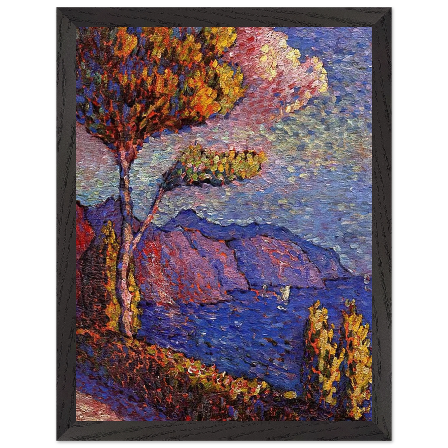 The Canal near St. Tropez by Henri-Edmond Cross — Framed art print at Zephyeer