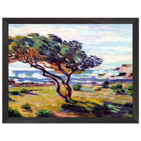 Rafales de vent, Le Brusc - 1911 by Armand Guillaumin — Framed art print at Zephyeer