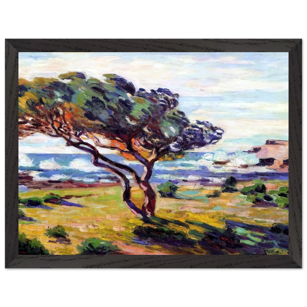 Rafales de vent, Le Brusc - 1911 by Armand Guillaumin — Framed art print at Zephyeer