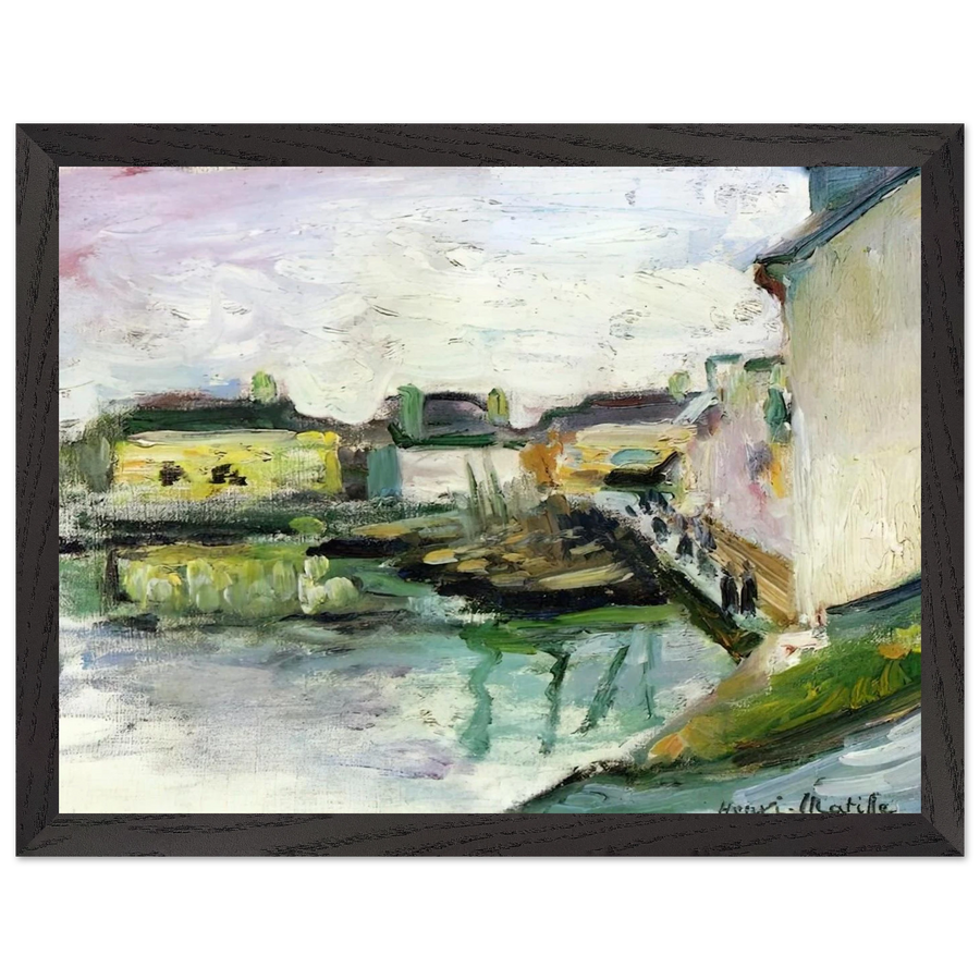 THE PORT OF PALAIS BELLE ILE 1896 by Henri Matisse — Framed art print at Zephyeer