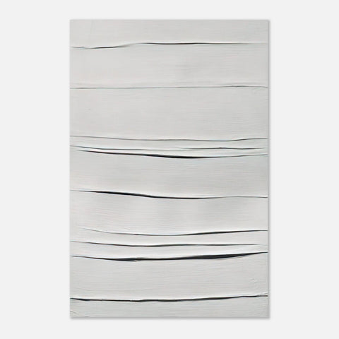 Achrome (1958) by Piero Manzoni, poster