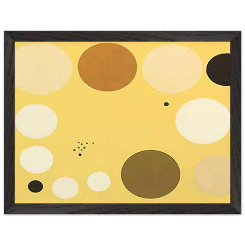 Carta celeste en amarillo n° 1 - 1953 1 by Lolo Soldevilla — Framed art print at Zephyeer