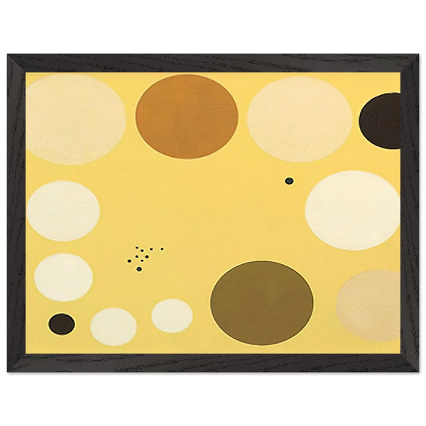 Carta celeste en amarillo n° 1 - 1953 1 by Lolo Soldevilla — Framed art print at Zephyeer
