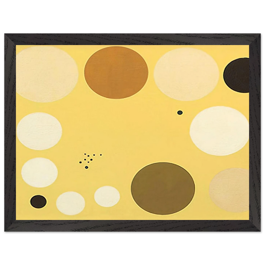 Carta celeste en amarillo n° 1 - 1953 1 by Lolo Soldevilla — Framed art print at Zephyeer