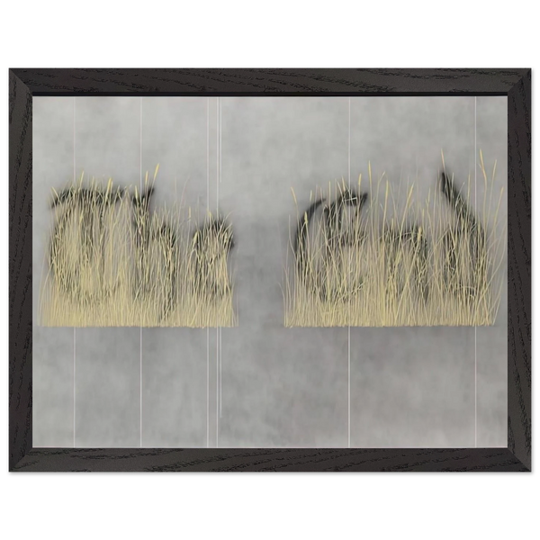 THE FINAL END 1992 by Edward Ruscha — Framed art print at Zephyeer