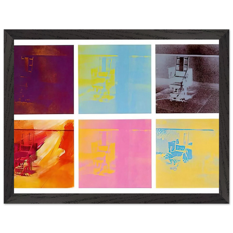 Electric Chair by Andy Warhol — Framed art print at Zephyeer