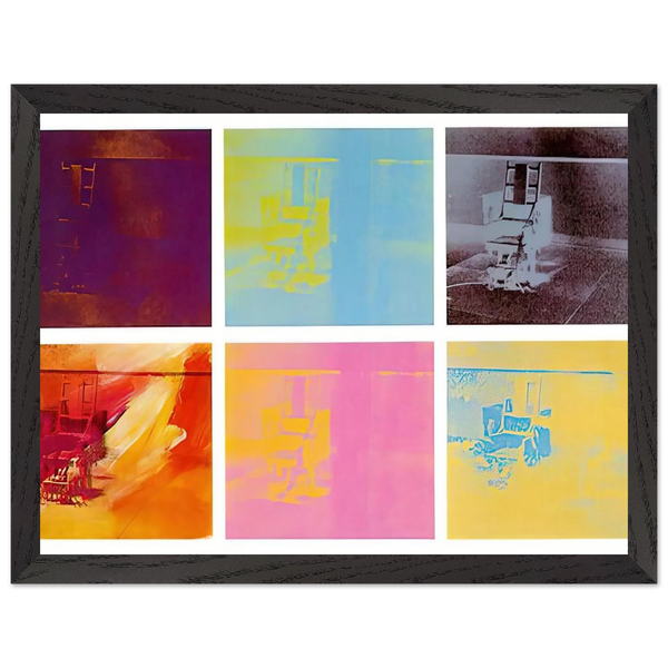 Electric Chair by Andy Warhol — Framed art print at Zephyeer