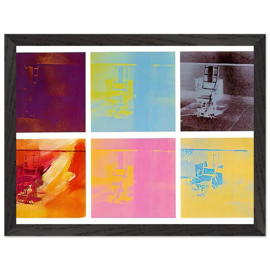 Electric Chair by Andy Warhol — Framed art print at Zephyeer