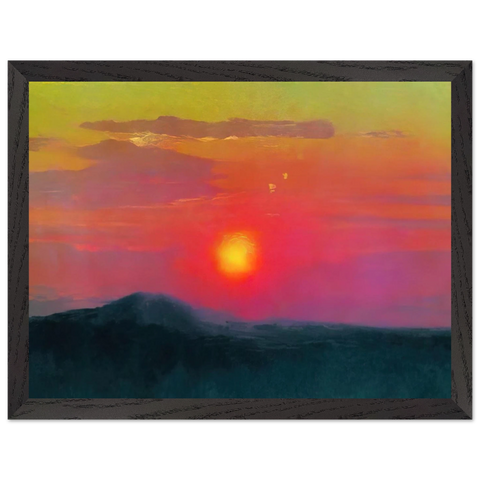 Red sunset by Arkhyp Kuindzhi — Framed art print at Zephyeer