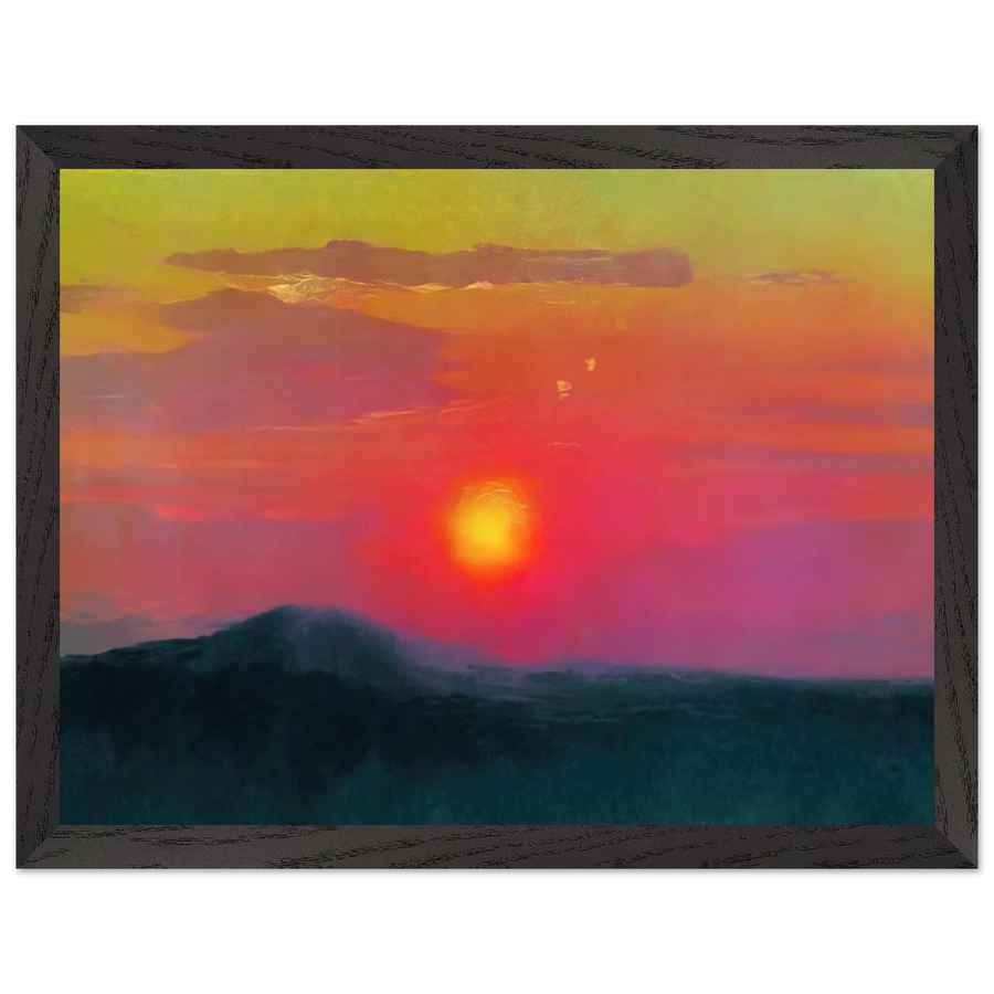 Red sunset by Arkhyp Kuindzhi — Framed art print at Zephyeer