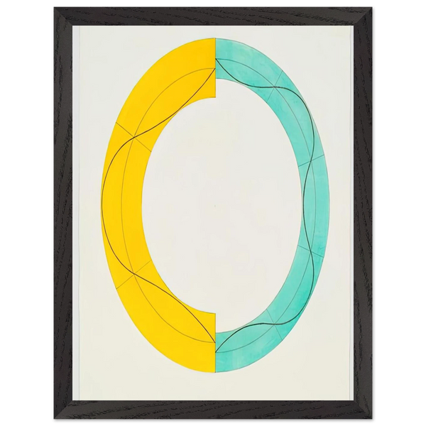 SPLIT RING IMAGE 2008 by Robert Mangold — Framed art print at Zephyeer