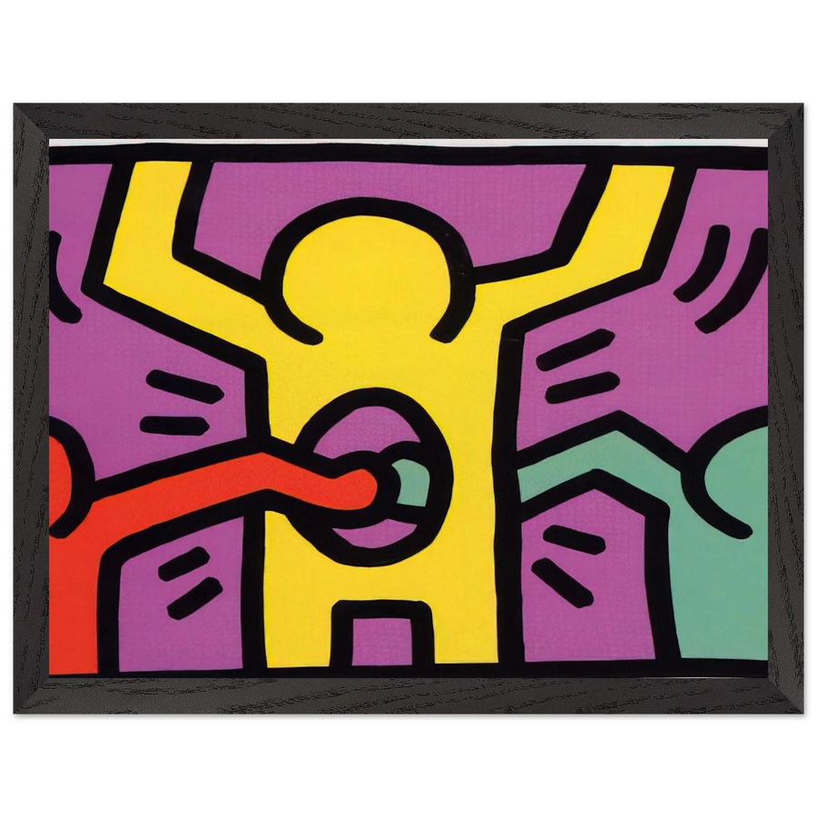 POP SHOP 1 1987 by Keith Haring — Framed art print at Zephyeer