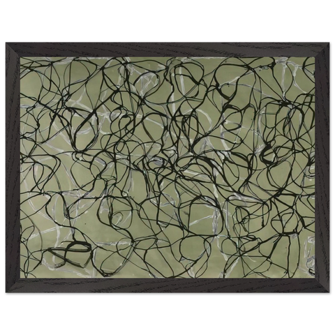Bridge Study - 1991 by Brice Marden — Framed art print at Zephyeer