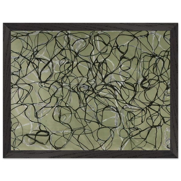 Bridge Study - 1991 by Brice Marden — Framed art print at Zephyeer