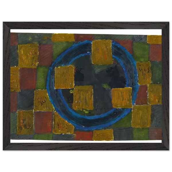 Kreise und Quadrate - 1963 by Johannes Itten — Framed art print at Zephyeer