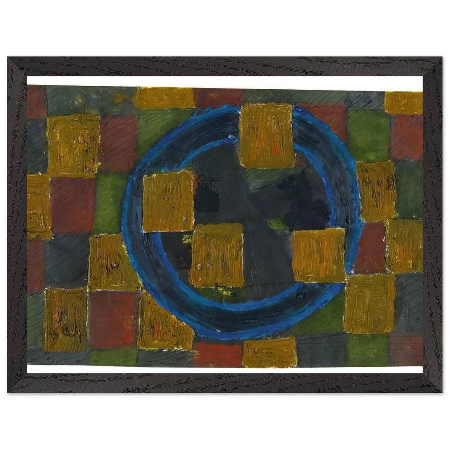 Kreise und Quadrate - 1963 by Johannes Itten — Framed art print at Zephyeer