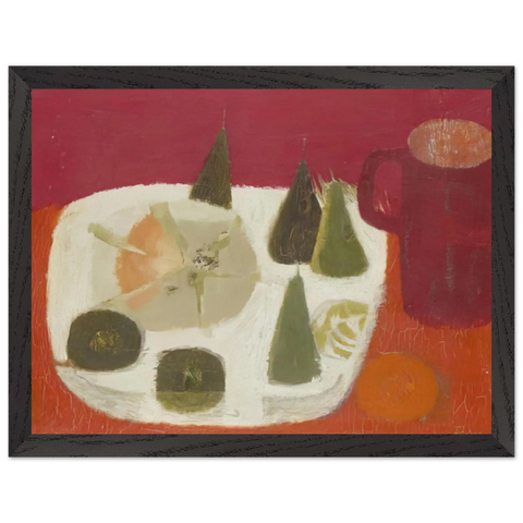 Red Jug - 1968 by Mary Fedden — Framed art print at Zephyeer