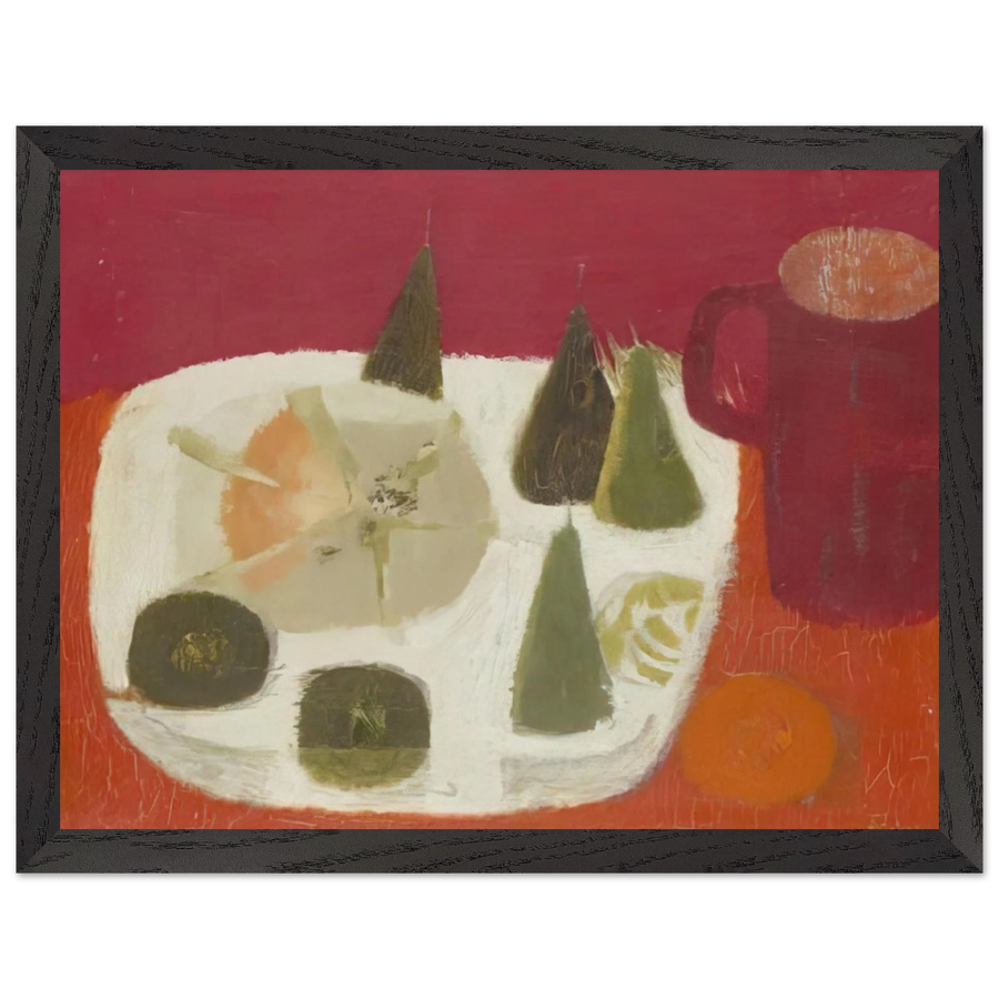 Red Jug - 1968 by Mary Fedden — Framed art print at Zephyeer