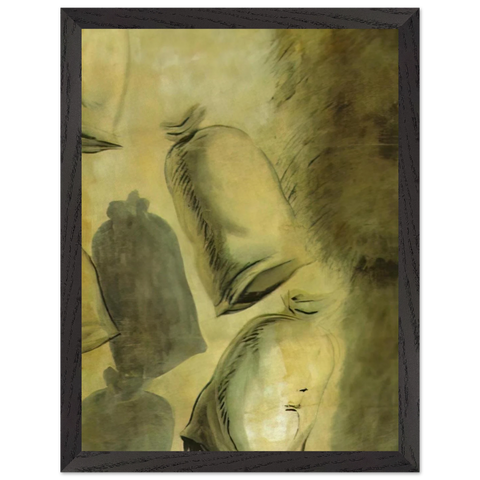 SET DESIGN FOR THE BALLET LOS SACOS DEL MOLINERO 1 by Salvador Dali — Framed art print at Zephyeer