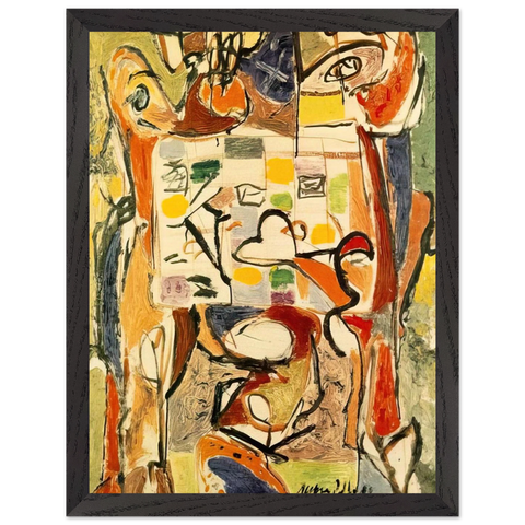 THE TEA CUP by Jackson Pollock — Framed art print at Zephyeer