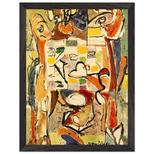THE TEA CUP by Jackson Pollock — Framed art print at Zephyeer