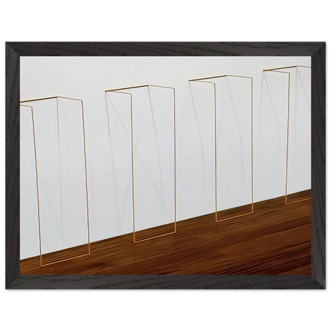 Untitled - 1968 by Fred Sandback — Framed art print at Zephyeer