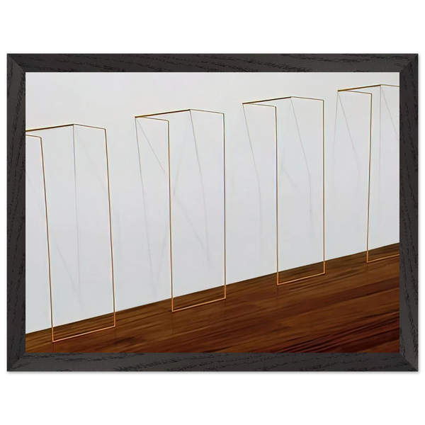 Untitled - 1968 by Fred Sandback — Framed art print at Zephyeer