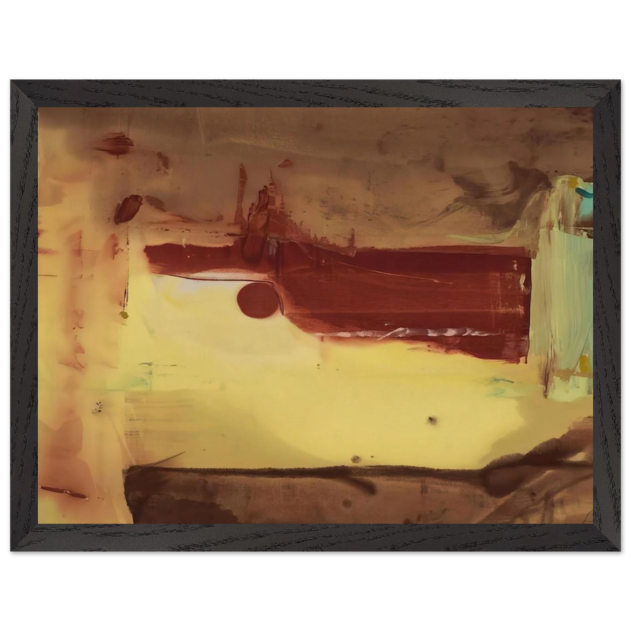 Desert Pass - 1976 by Helen Frankenthaler — Framed art print at Zephyeer