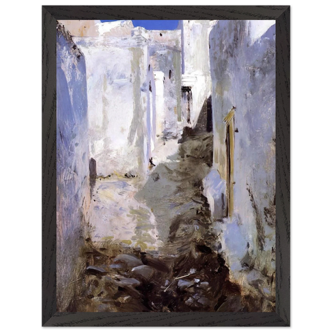 A Street in Algiers by John Singer Sargent — Framed art print at Zephyeer