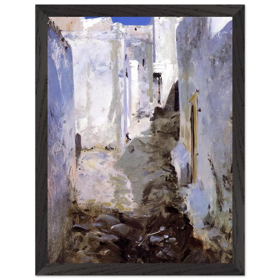 A Street in Algiers by John Singer Sargent — Framed art print at Zephyeer