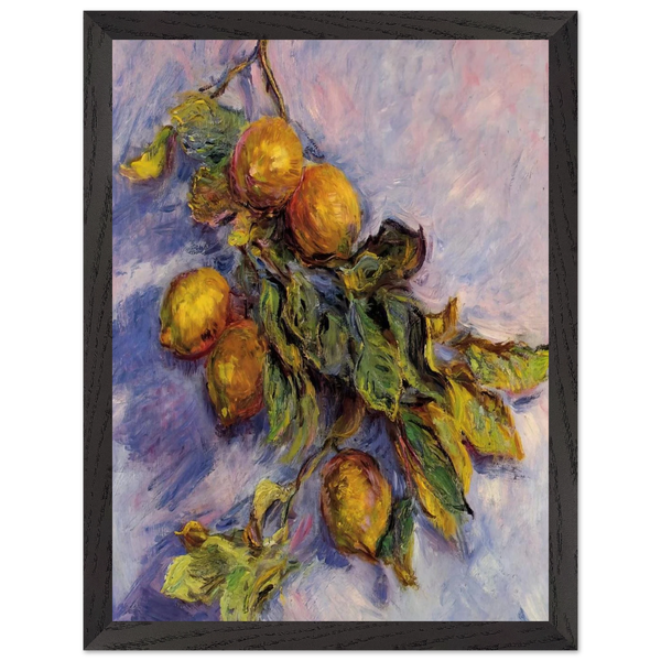 Branch of Lemons by Claude Monet — Framed art print at Zephyeer
