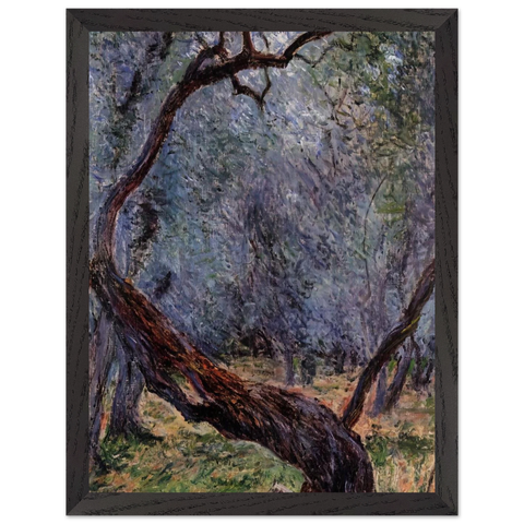 Olive Trees Study by Claude Monet — Framed art print at Zephyeer