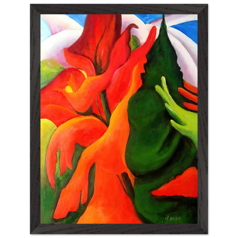 Melting Volcano by Georgia O'Keeffe — Framed art print at Zephyeer