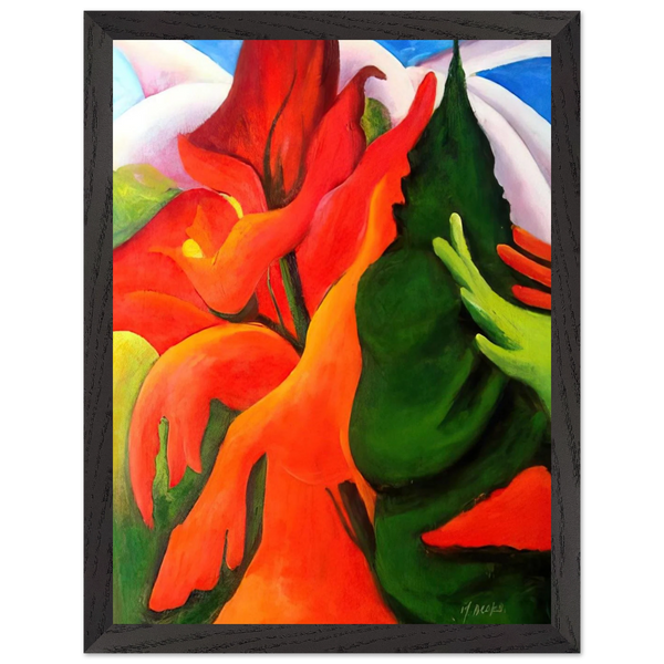 Melting Volcano by Georgia O'Keeffe — Framed art print at Zephyeer