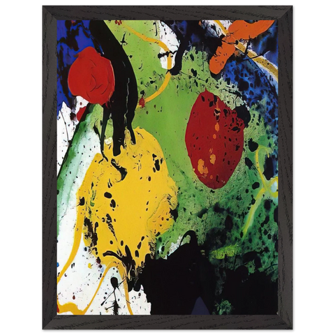 Untitled  SFP-89-57 by Sam Francis — Framed art print at Zephyeer