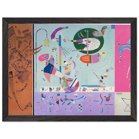 VARIOUS PARTS 1940 by Wassily Kandinsky — Framed art print at Zephyeer