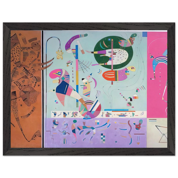 VARIOUS PARTS 1940 by Wassily Kandinsky — Framed art print at Zephyeer