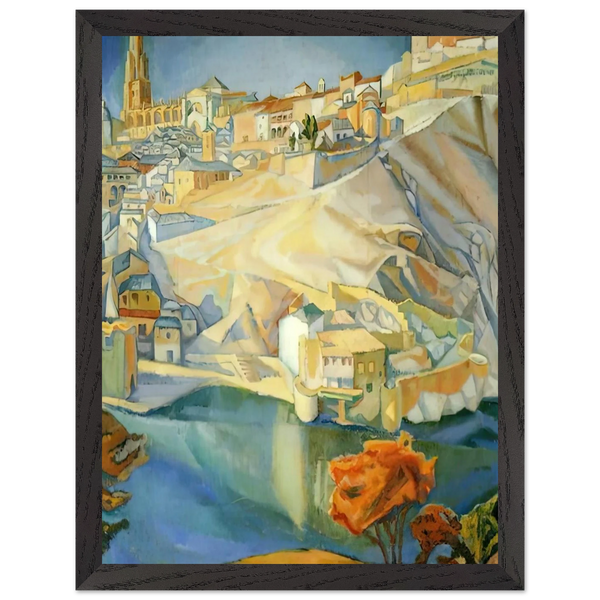 VIEW OF TOLEDO 1912 by Diego Rivera — Framed art print at Zephyeer