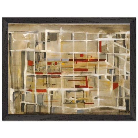 Interieur à la spirale - 1949 by Maria Helena Vieira da Silva — Framed art print at Zephyeer