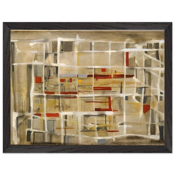 Interieur à la spirale - 1949 by Maria Helena Vieira da Silva — Framed art print at Zephyeer