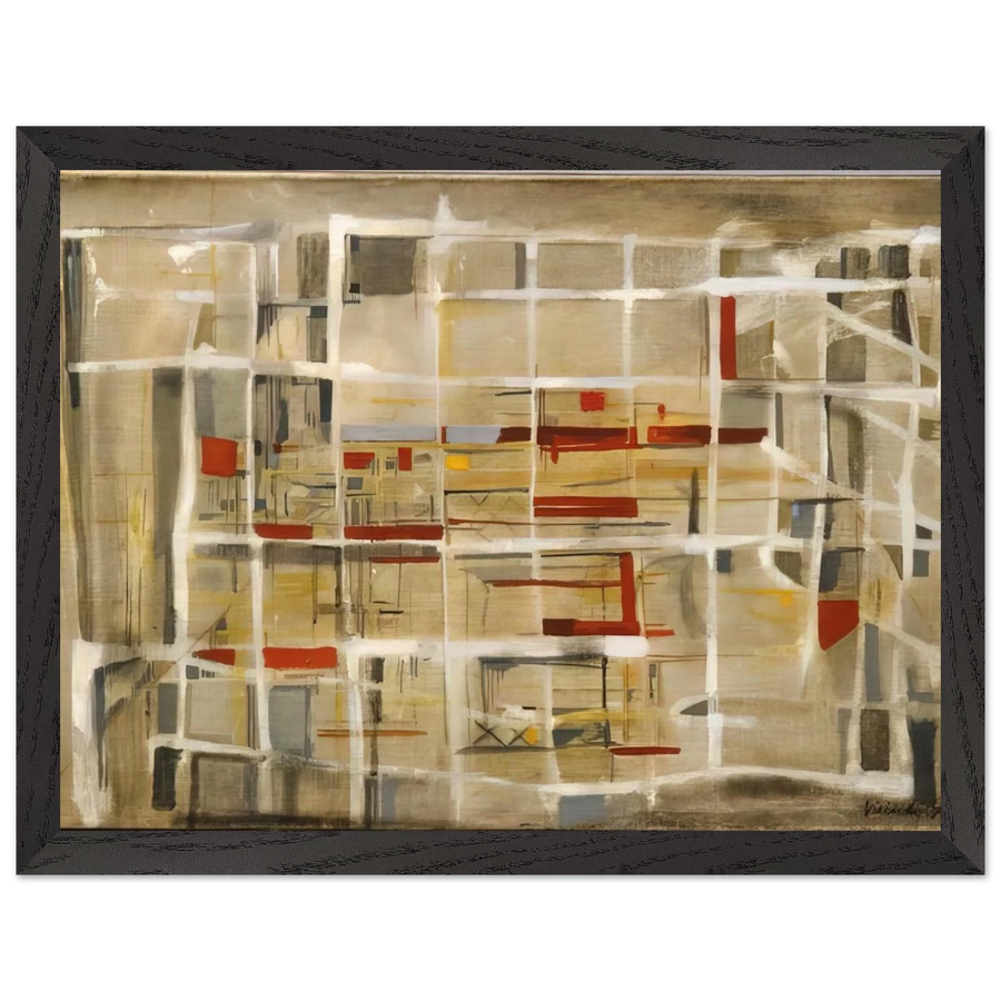 Interieur à la spirale - 1949 by Maria Helena Vieira da Silva — Framed art print at Zephyeer