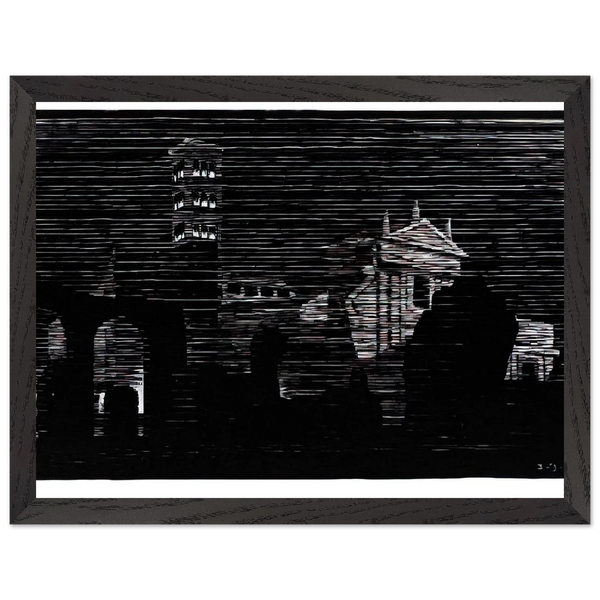 NOCTURNAL ROME 2 by MC Escher — Framed art print at Zephyeer