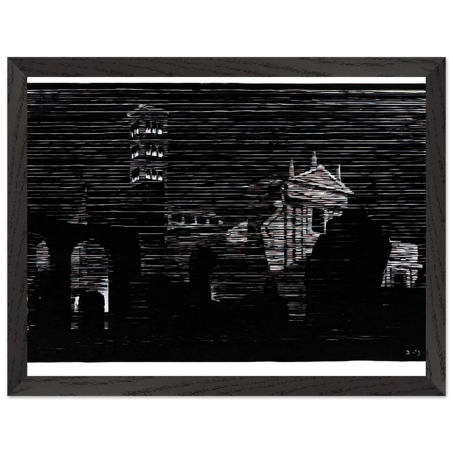 NOCTURNAL ROME 2 by MC Escher — Framed art print at Zephyeer