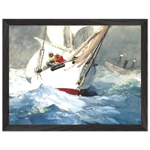 DIAMOND SHOAL by Winslow Homer — Framed art print at Zephyeer