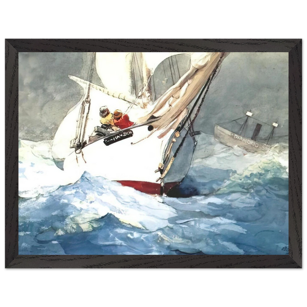 DIAMOND SHOAL by Winslow Homer — Framed art print at Zephyeer