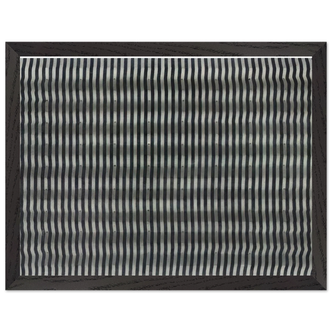 Untitled Striped Surface - 1961 by Enrico Castellani — Framed art print at Zephyeer