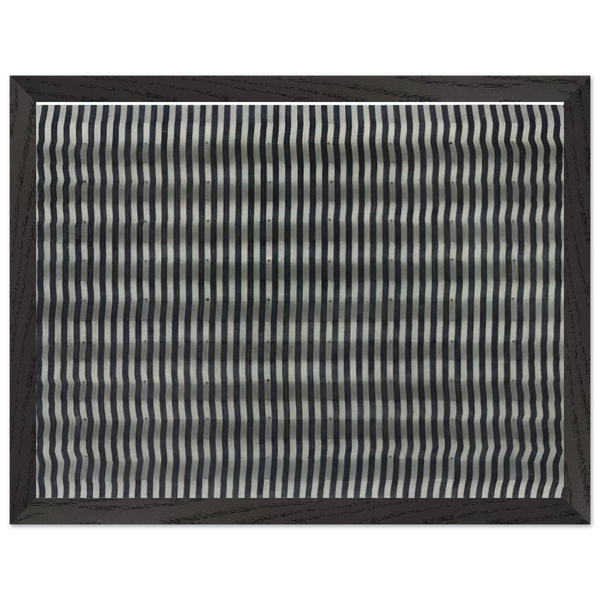 Untitled Striped Surface - 1961 by Enrico Castellani — Framed art print at Zephyeer