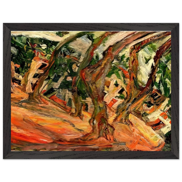 PLANE TREES AT CERET 1920 by Chaim Soutine — Framed art print at Zephyeer